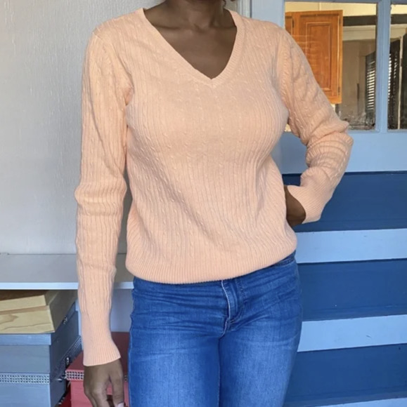 Pastel Orange Sweaters